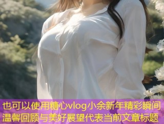 糖心vlog小余新年精彩瞬间温馨回顾与美好展望