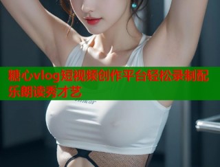 糖心vlog短视频创作平台轻松录制配乐朗读秀才艺