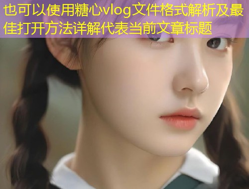 糖心vlog文件格式解析及最佳打开方法详解  第2张