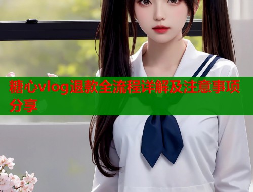 糖心vlog退款全流程详解及注意事项分享  第1张